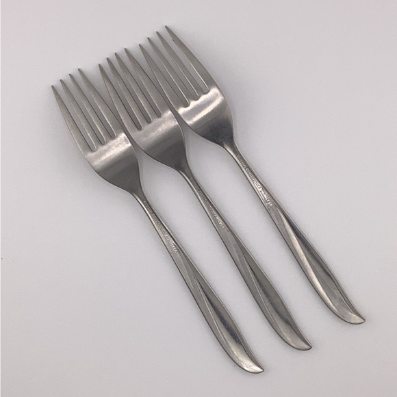 Oneida Silver “Twin Star” Dinner Fork - Lot of 3 - Picture 4 of 4